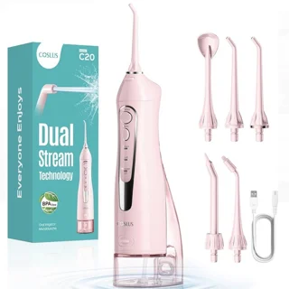 دستگاه شست و شوی دهان و دندان شارژی کاسلاس مدل Dual Stream C20 به همراه 5 سری 102748373