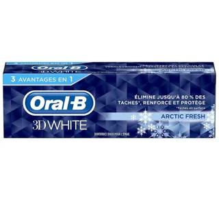 خمیر دندان اورال-بی مدل 3D WHITE مدل Arctic Fresh حجم 75 میلی لیتر 101626976