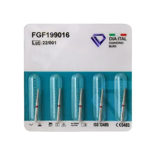 فرز الماسی دیا ایتالیا مدل Round End Tapers 199 سایز 018 بسته 5 عددی 101541897