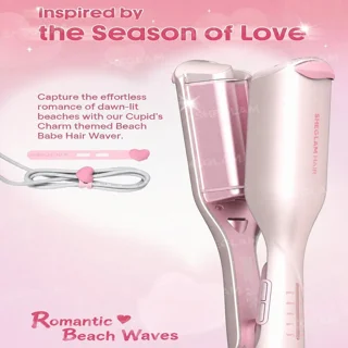 فر کننده مو شیگلم مدل Cupid’s Charm Beach Babe Hair Waver سایز 19 میلی‌متر با تایمر هوشمند 102748279